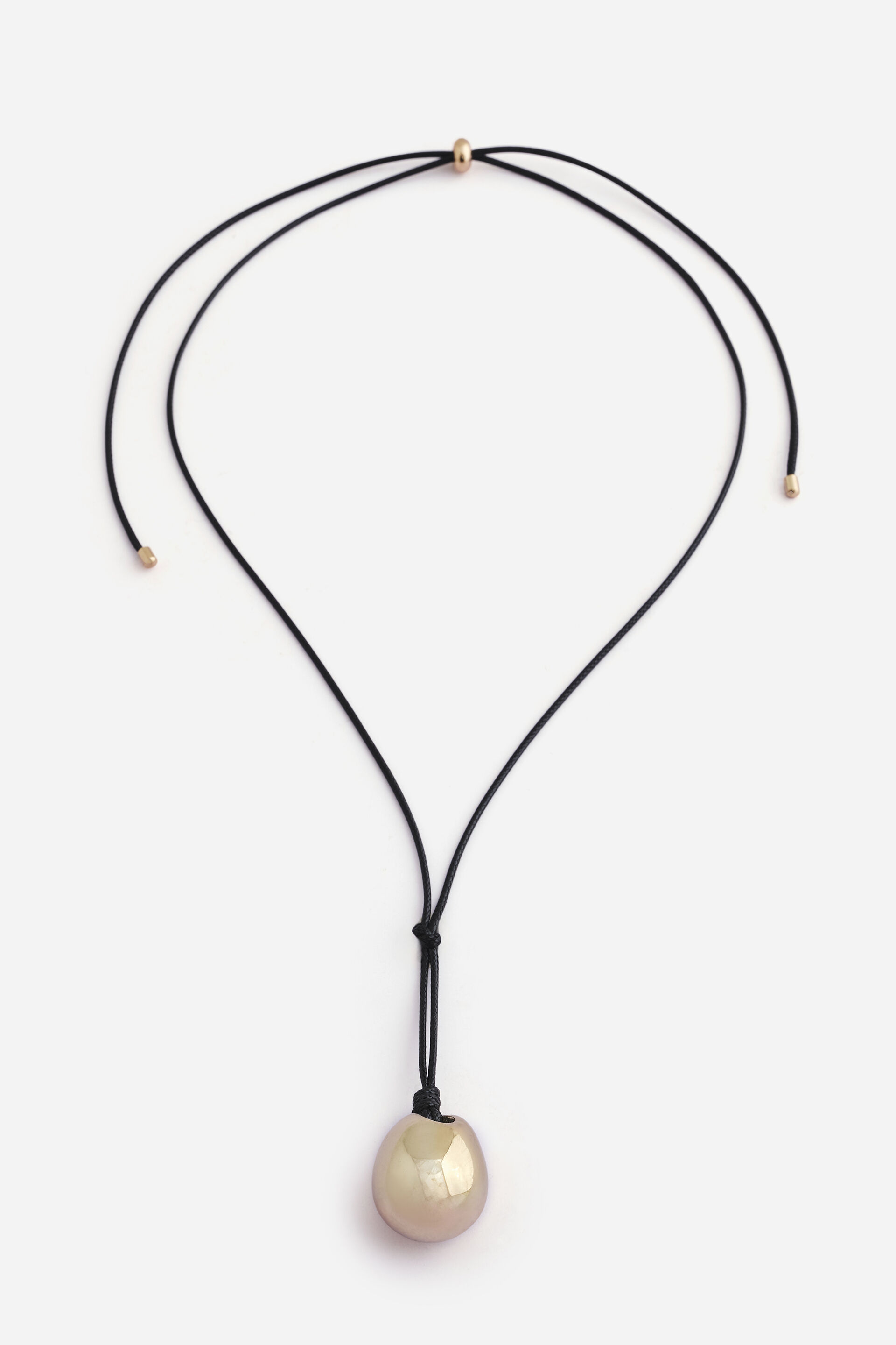 Orb Cord Necklace in Gold, , image 1